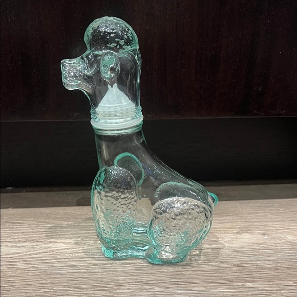Vetreria Etrusca Other - Vintage Italian Vetreria Etrusca Glass Poodle Decanter